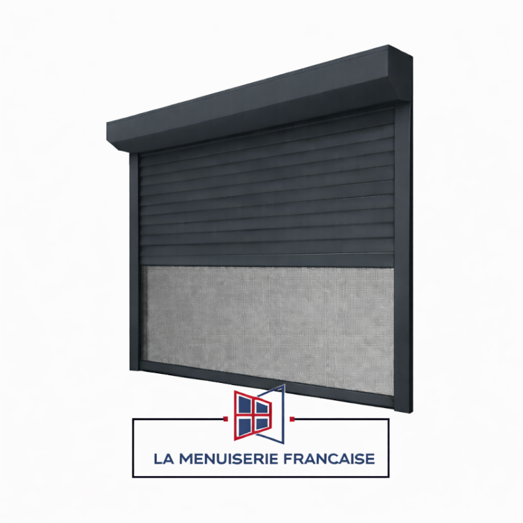 Volet roulant aluminium avec moustiquaire intégrée sur mesure | Somfy & Cherubini