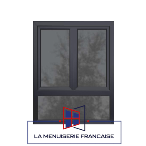 Fenêtre PVC 2 Vantaux Sur Mesure avec allège fixe au Meilleur Prix – Haute Isolation – Fabrication Française